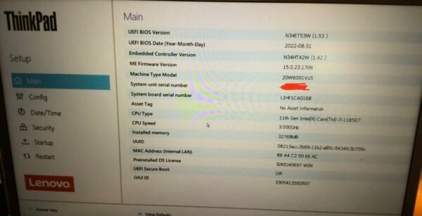 Lenovo ThinkPad P15s Gen 2 (Usado) - Image 4